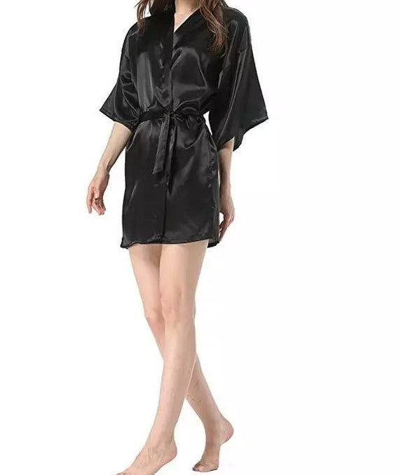 Satin Mini Kimono