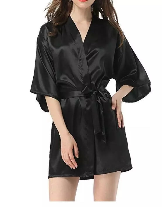 Satin Mini Kimono