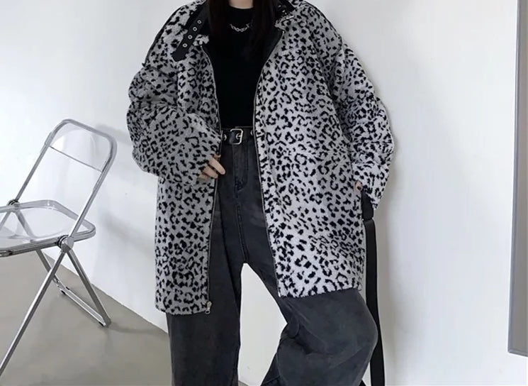 Leopard Design Coat