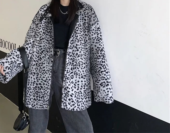 Leopard Design Coat