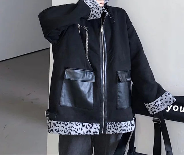 Leopard Design Coat