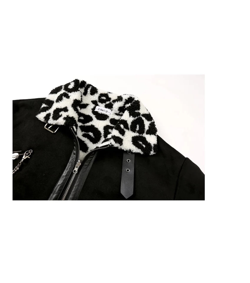 Leopard Design Coat