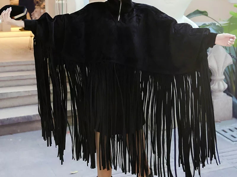 All Over Tassels Coat