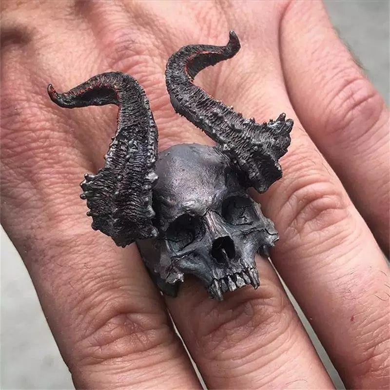 Devil Skull Ring