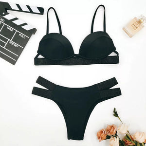 Halterneck Bikini Set