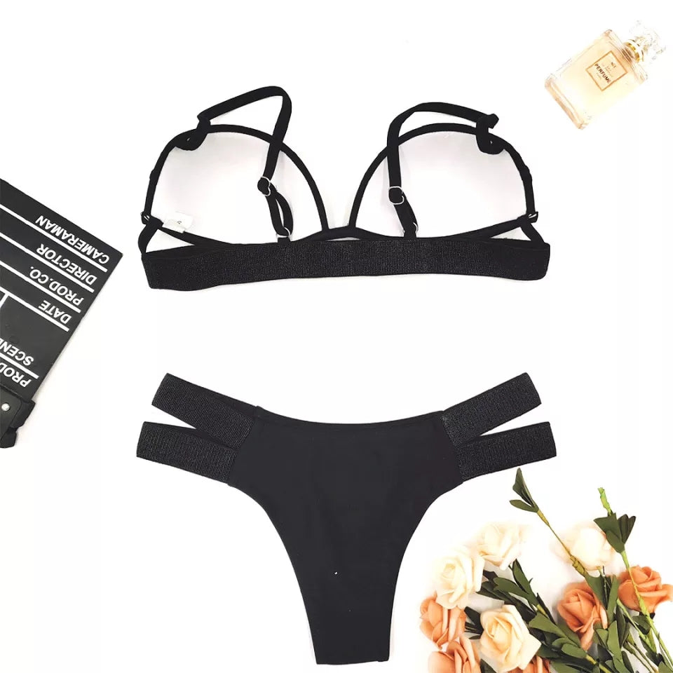 Halterneck Bikini Set