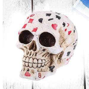 Poker Skull Shaped Ornament