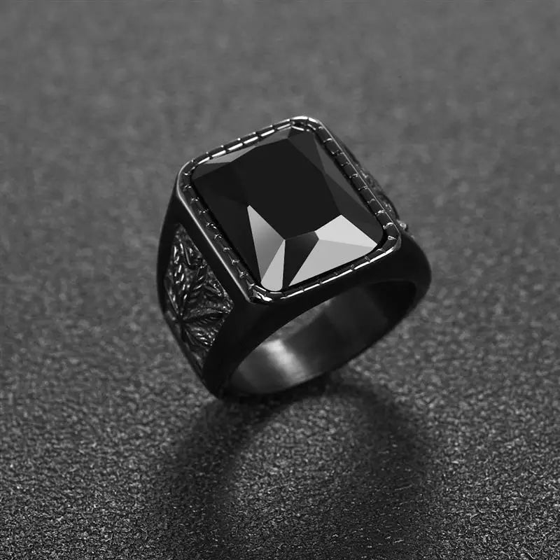 Signet Ring With Leaf Design