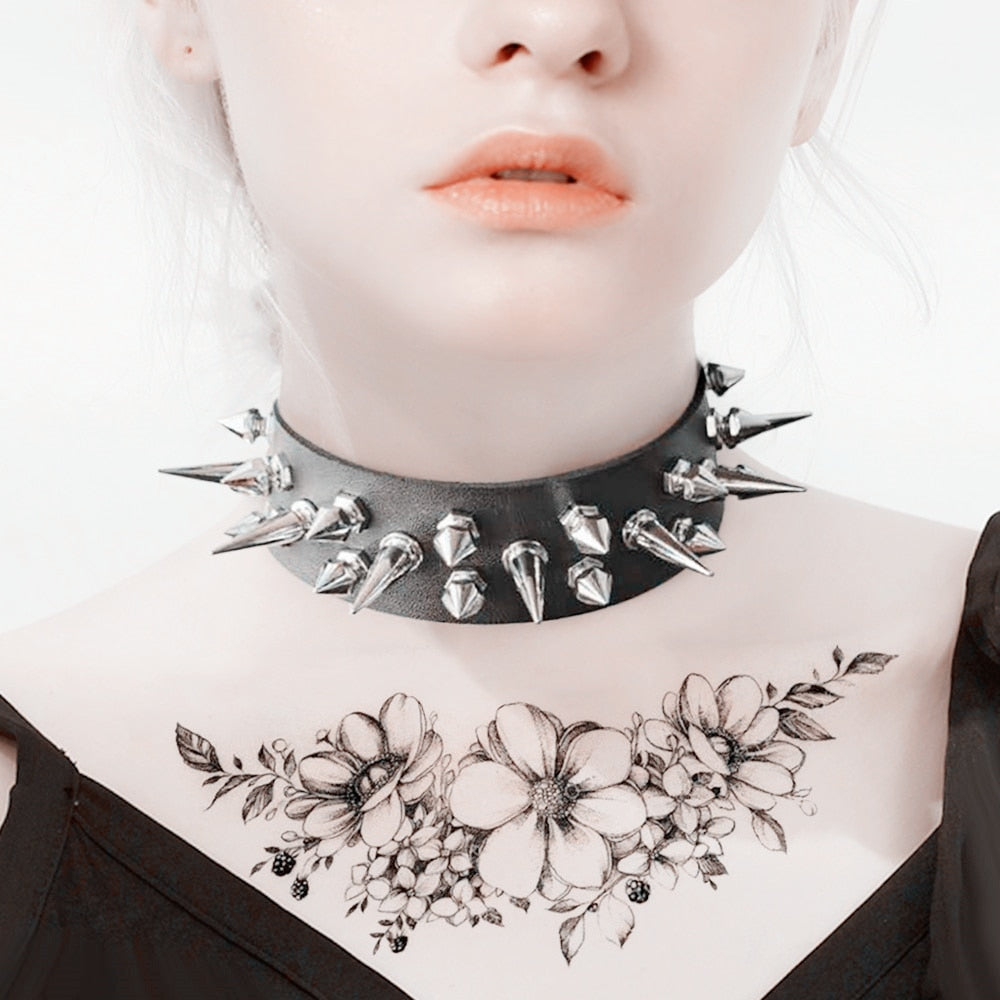 Spiked Choker Necklace