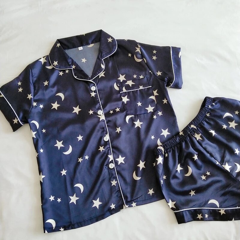 Satin Night Sky Pyjamas