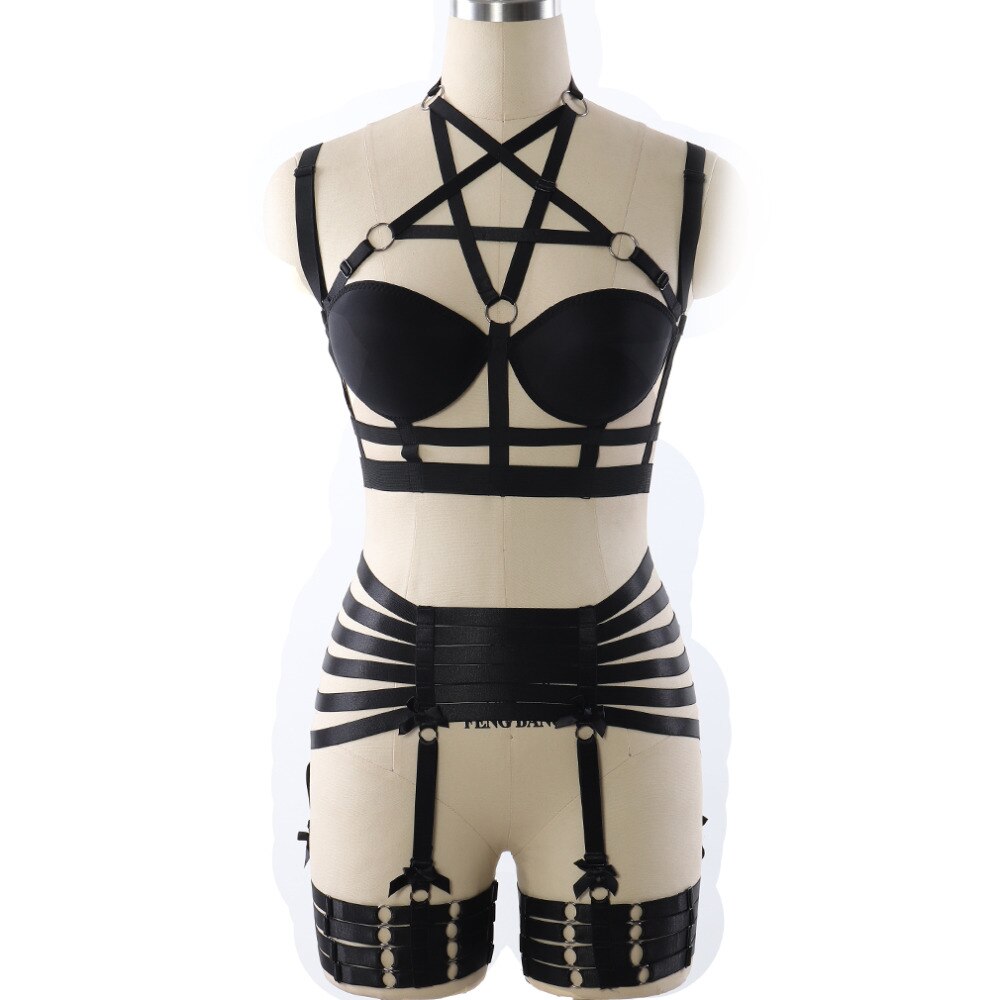 Strapping Detail Lingerie Set