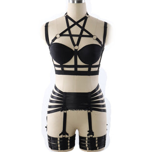 Strapping Detail Lingerie Set