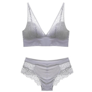 Lace Mesh Lingerie Set