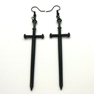 Long Sword Earrings