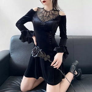 Witch Isabelle Velvet Mini Dress