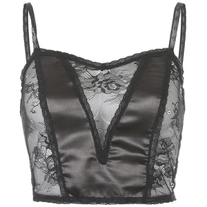 Black Transparent Bustier