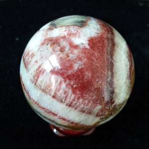 Natural Rhodochrosite Sphere