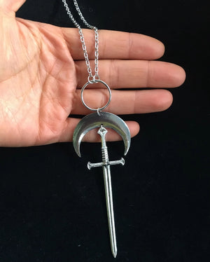 Moon Sword Necklace