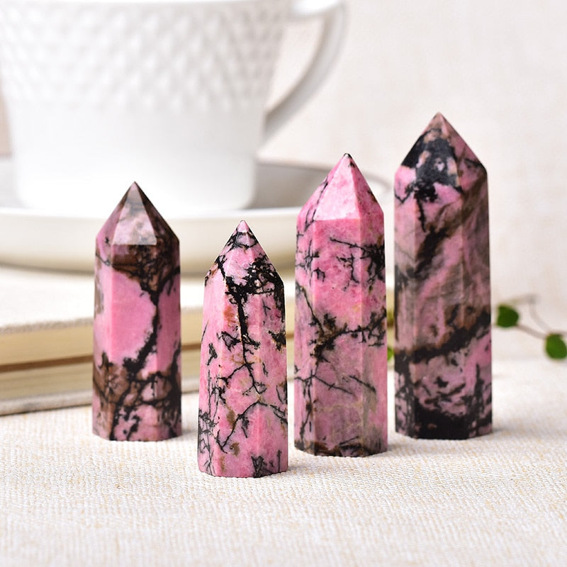 Rhodonite Healing Pyramid