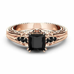 Zircon Ring In Rose-Gold