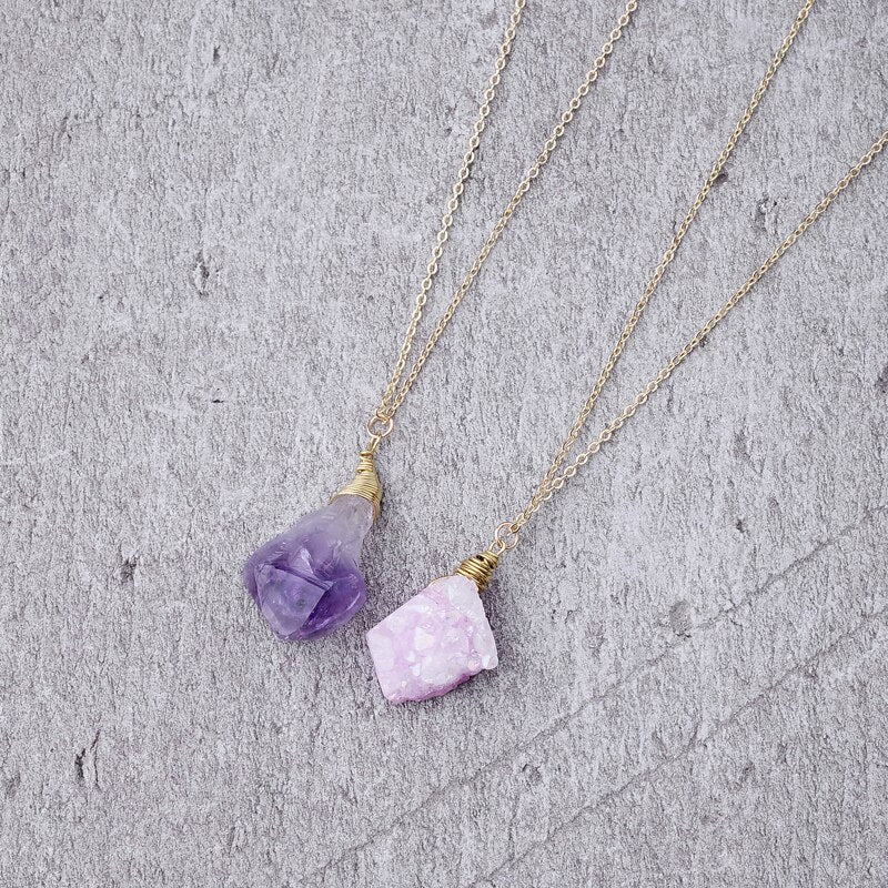 Druzy Crystal Necklace