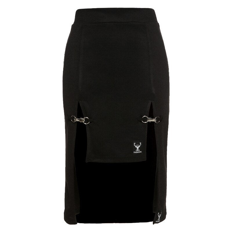 Double Slit Mini Skirt