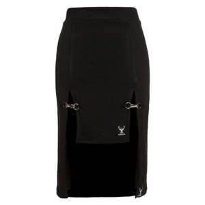 Double Slit Mini Skirt