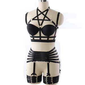 Strapping Detail Lingerie Set