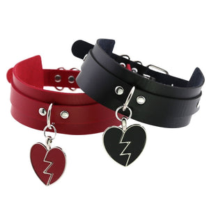 Broken Heart Choker Collar