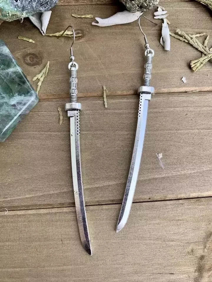 The Witch's Sword Earrings