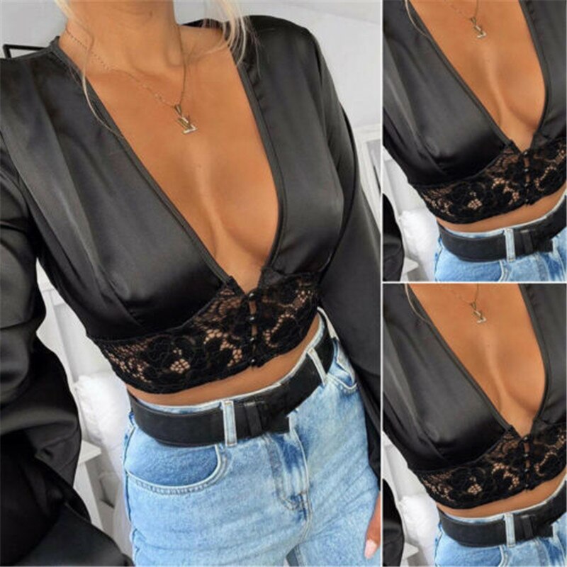 Satin Crop Top