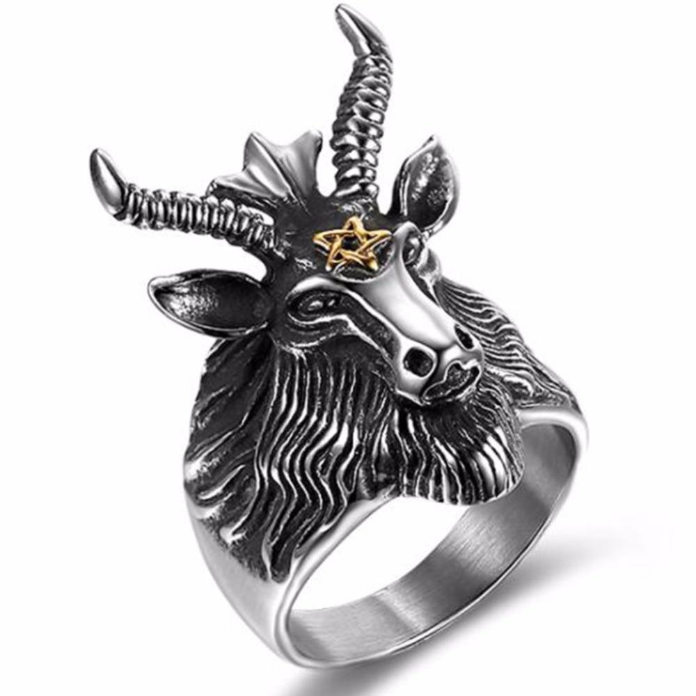 Satan Ram Goat Ring