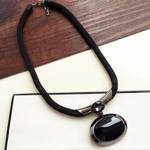 Black Bean Necklace