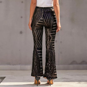 Glitter Flare Pants