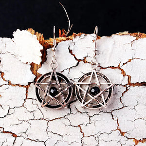 Five Pointed Star Shaped Earrings