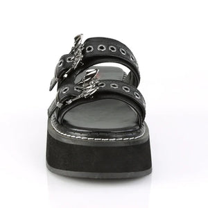 Bat Design Platform Sandals