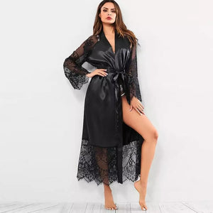 Satin Lingerie Robe