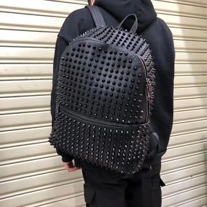 Rivet Leather Backpack