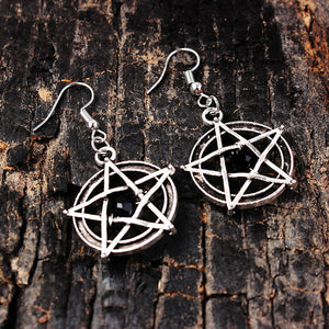 Five Pointed Star Shaped Earrings