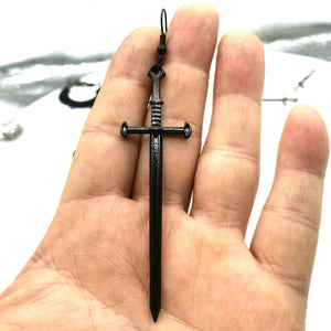 Long Sword Earrings