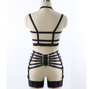 Strapping Detail Lingerie Set