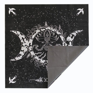 Moon Phases Print Tarot Tablecloth