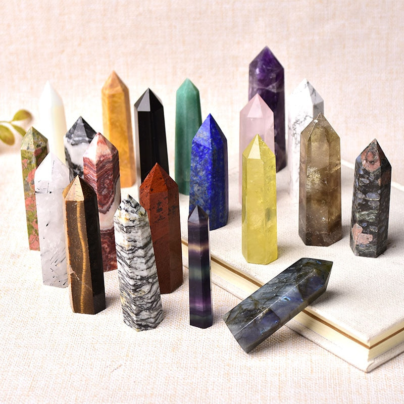 Natural Crystal Point Wand