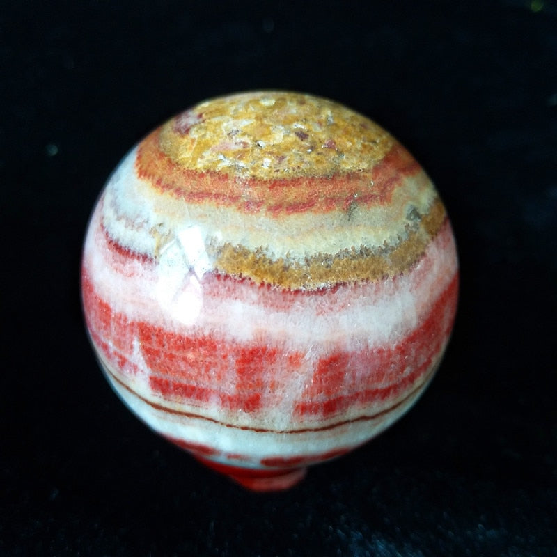 Natural Rhodochrosite Sphere