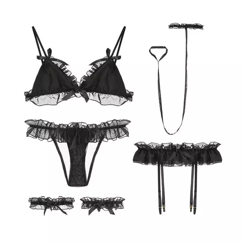 Ruffled Lingerie Set