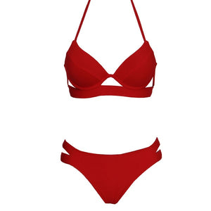 Halterneck Bikini Set