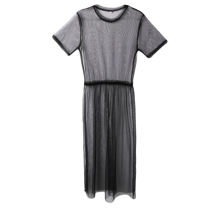 Mesh Midi Dress