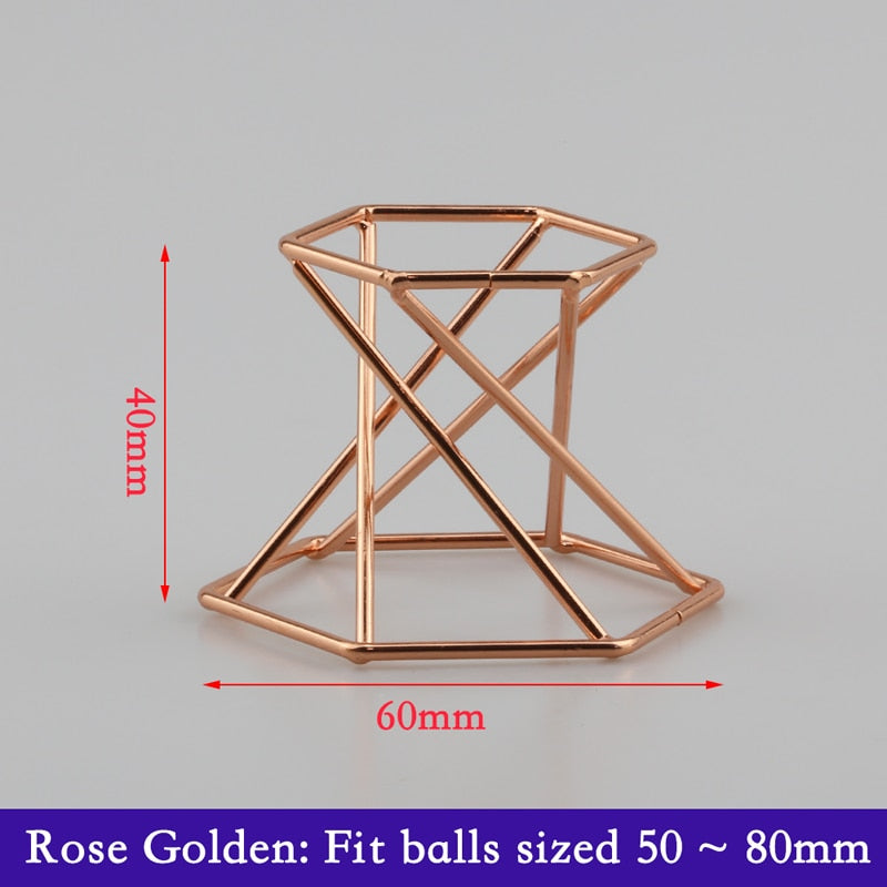 Crystal Sphere Metal Stand