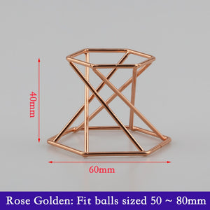 Crystal Sphere Metal Stand