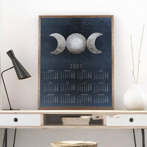 Triple Moon Print Calendar